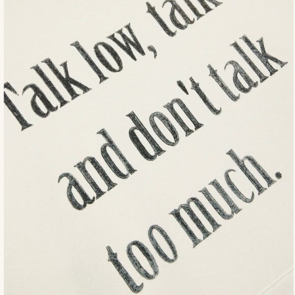 one of these days Talk Low, Talk Slow Hooded Sweatshirt - Picture 4 of 10